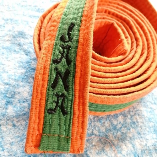 Judo gürtel orange grün - judo,